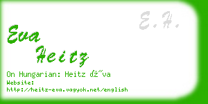 eva heitz business card